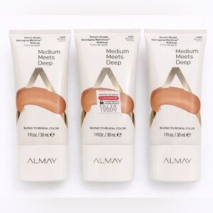 Almay Smart Shade Foundation Medium Meets Deep | Lot of 3 | New